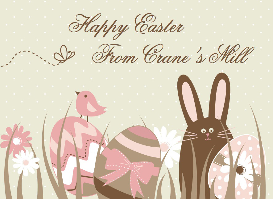Happy Easter Crane
