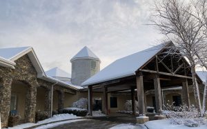 Snow on Crane's Mill Campus