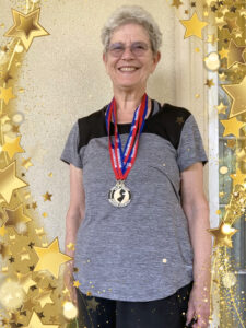 Crane’s Mill Resident Wins Two Gold Medals at Senior Olympics